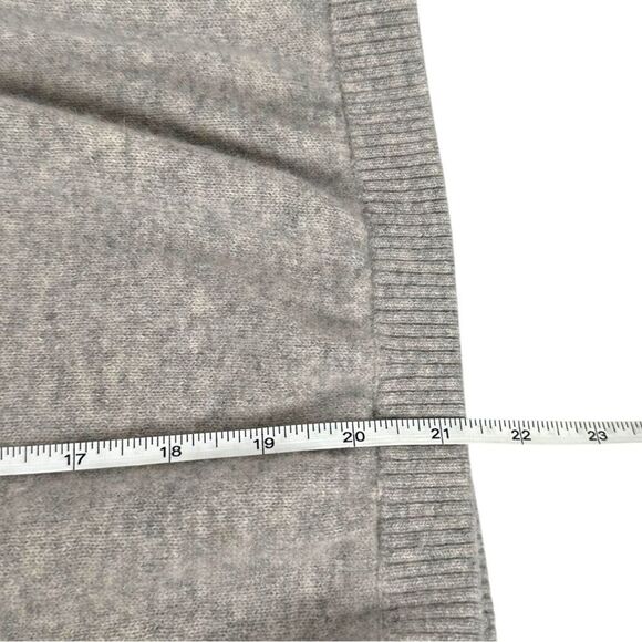 Minnie Rose Gray Colorblock 100% Cashmere Crewneck Sweater Women’s Size XS - Picture 6 of 6